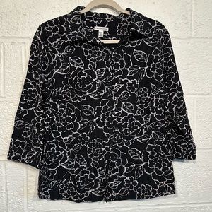 Croft & Barrow stretch M collard button down